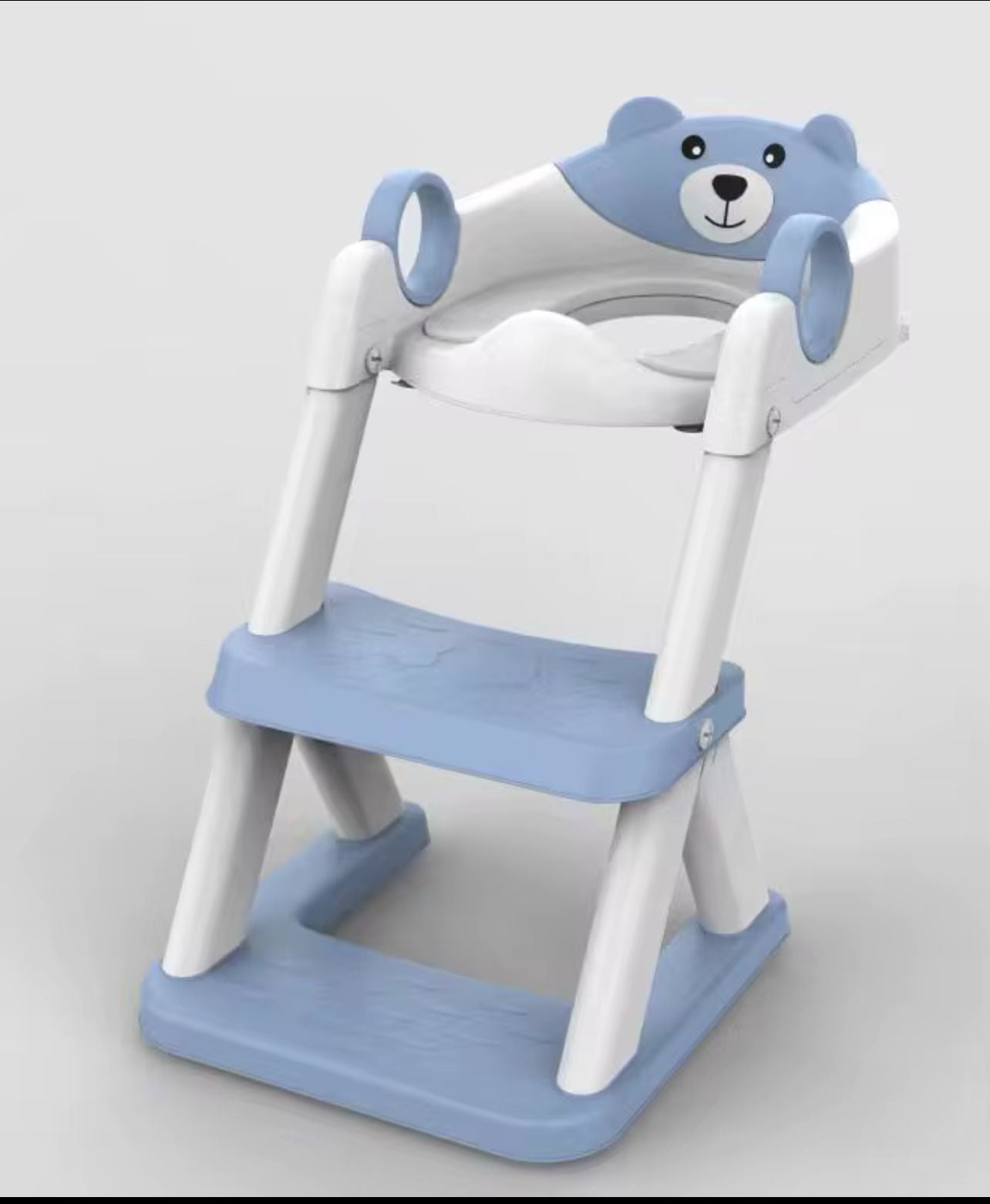 Upgraded 2-in-1 Kids' Potty Training / Toilet Training Seat & Step Stool: Convenient, Compact, and Kid-Friendly Design